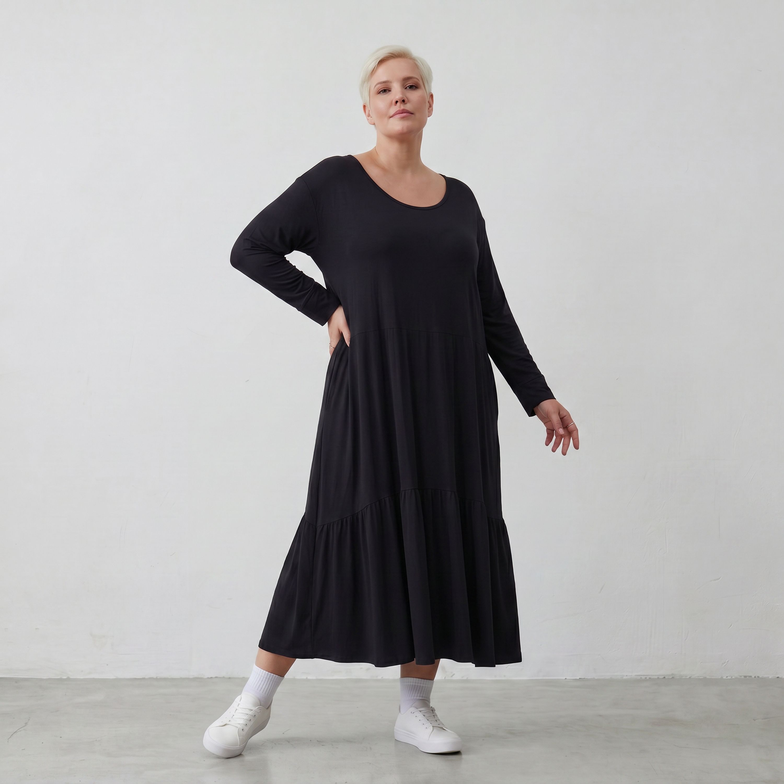 AKH Basics · Jurk · Skye · 6712 · Zwart