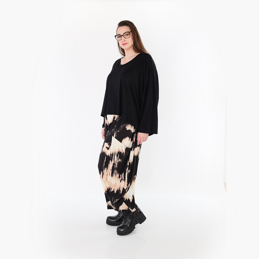 AKH Fashion Hose 8069 Gita, Schwarz-Beige