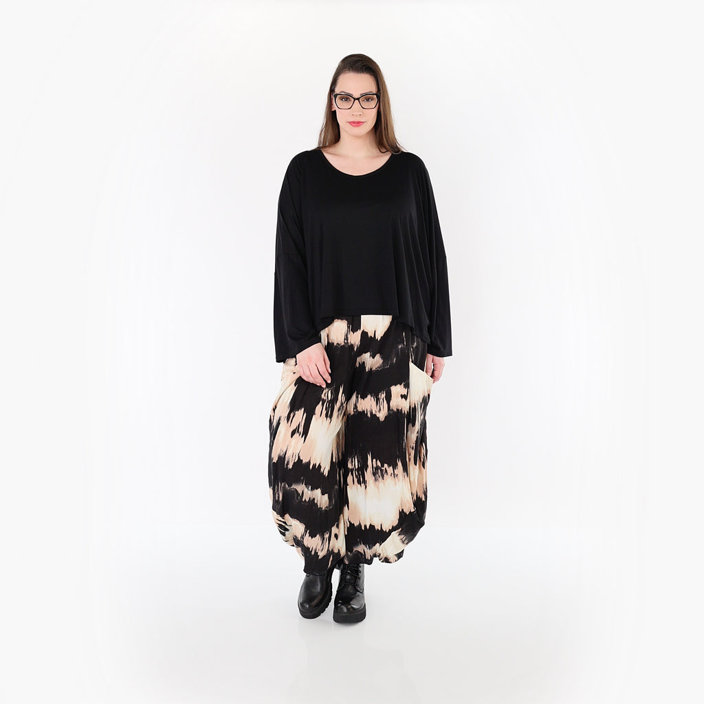 AKH Fashion Hose 8069 Gita, Schwarz-Beige
