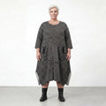 Robe AKH 6025, noire et blanche
