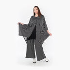 AKH Fashion Jacke 6842 Perle, Schwarz/Weiß