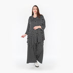 AKH Fashion Jacke 6842 Perle, Schwarz/Weiß