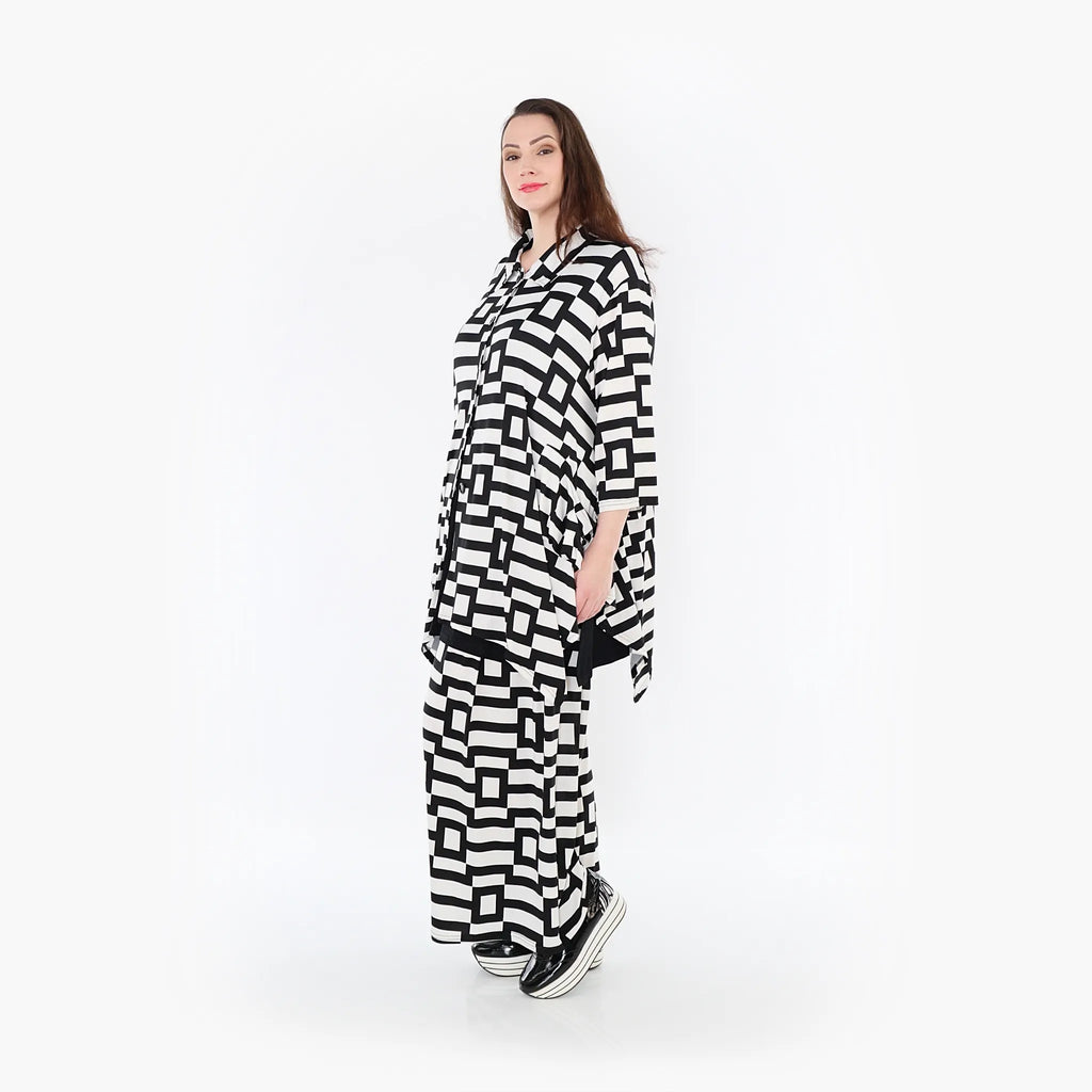 AKH Fashion Jacke 6842 Ariella, Weiß/Schwarz
