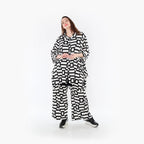 AKH Fashion Jacke 6842 Ariella, Weiß/Schwarz