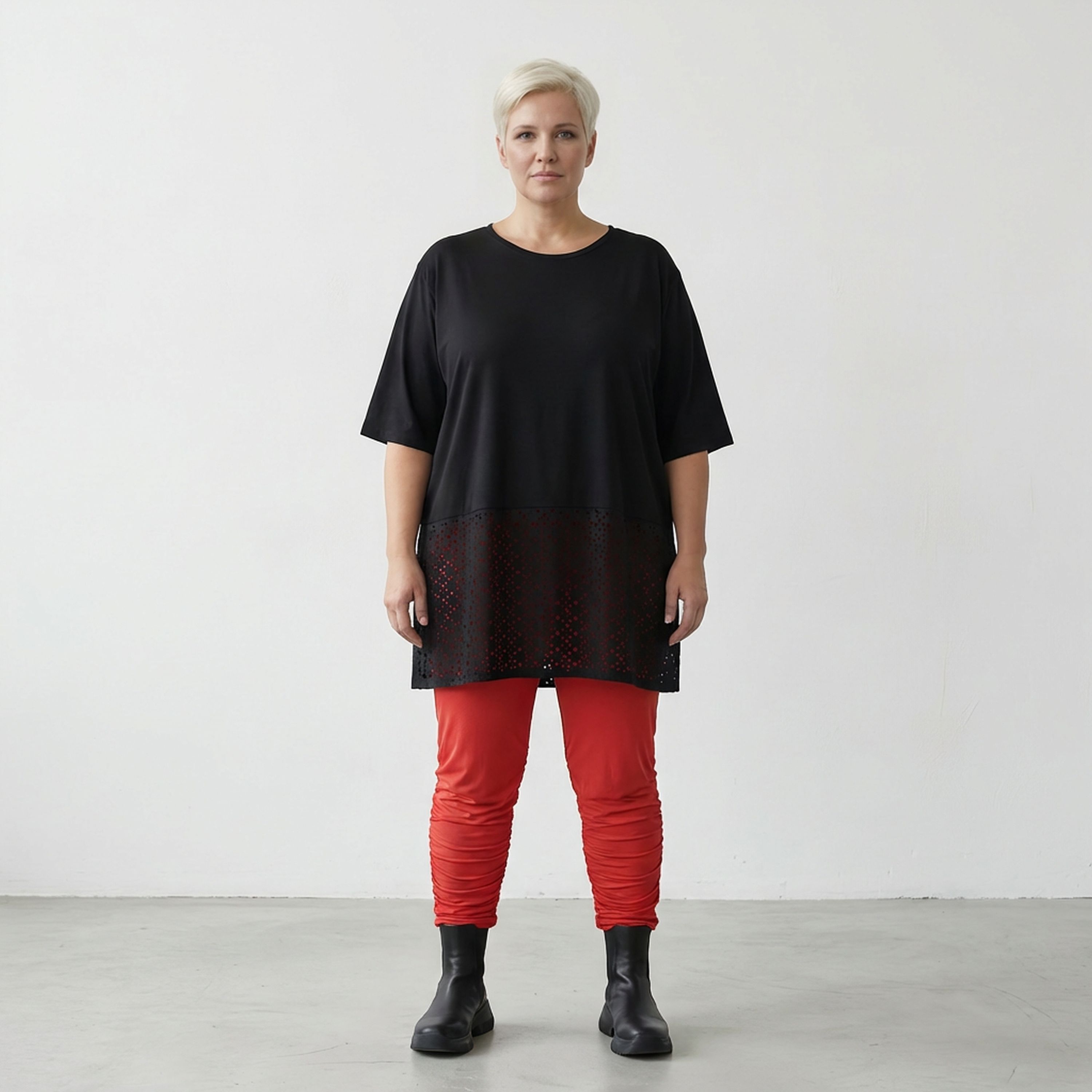 AKH Fashion Shirt 6965 Elektra, Schwarz