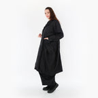 AKH Fashion Mantel 6583 Crushed, Schwarz