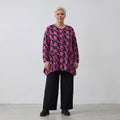 AKH Fashion Jacke 6270 Sophie, Schwarz/Fuchsia