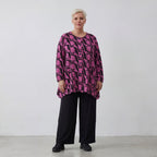 AKH Fashion Jacke 6270 Sophie, Schwarz/Fuchsia