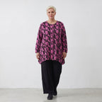 AKH Fashion Jacke 6270 Sophie, Schwarz/Fuchsia