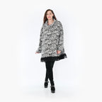 AKH Fashion Shirt 1919 Valentina, Grau/Schwarz