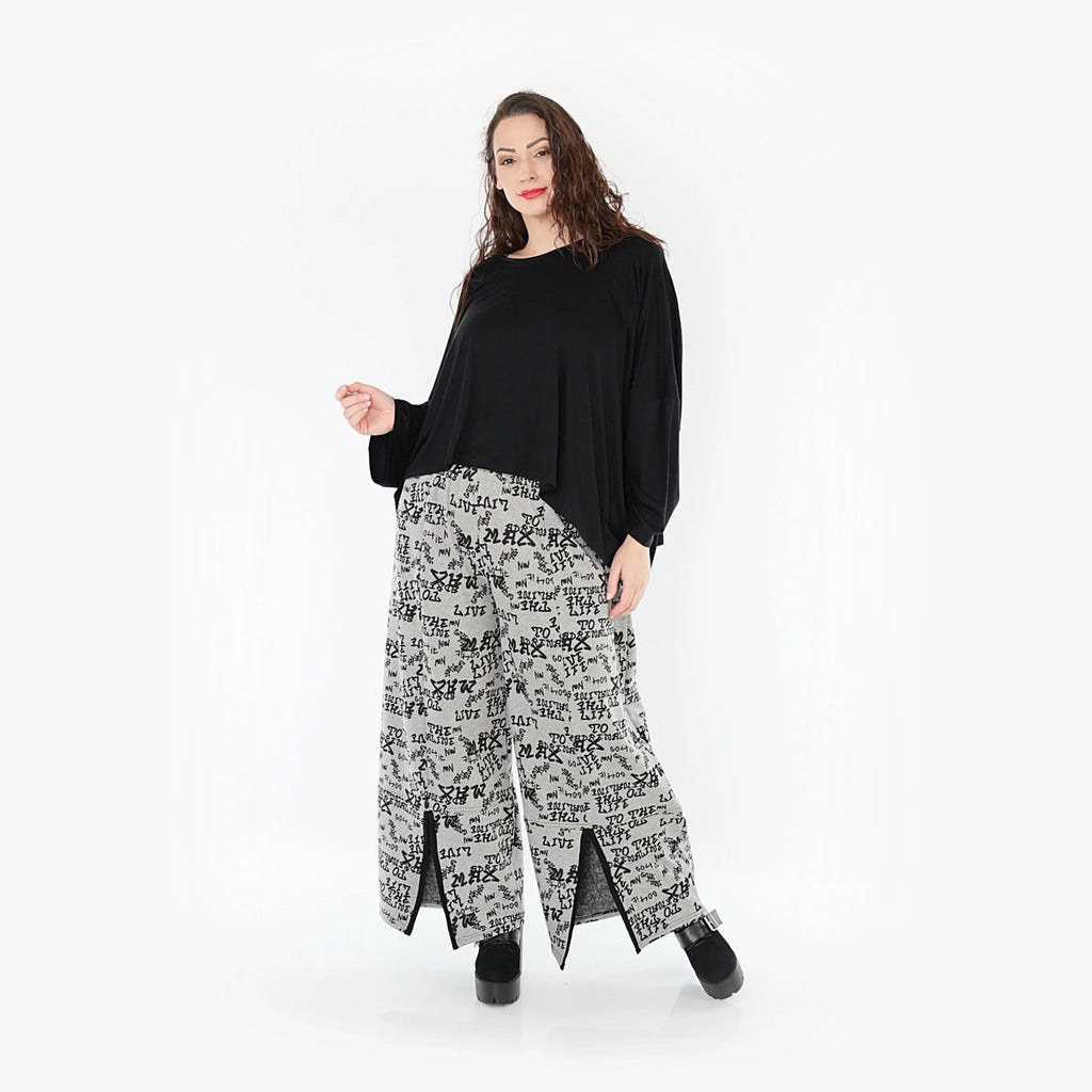 AKH Fashion Hose 6995 Valentina, Grau/Schwarz