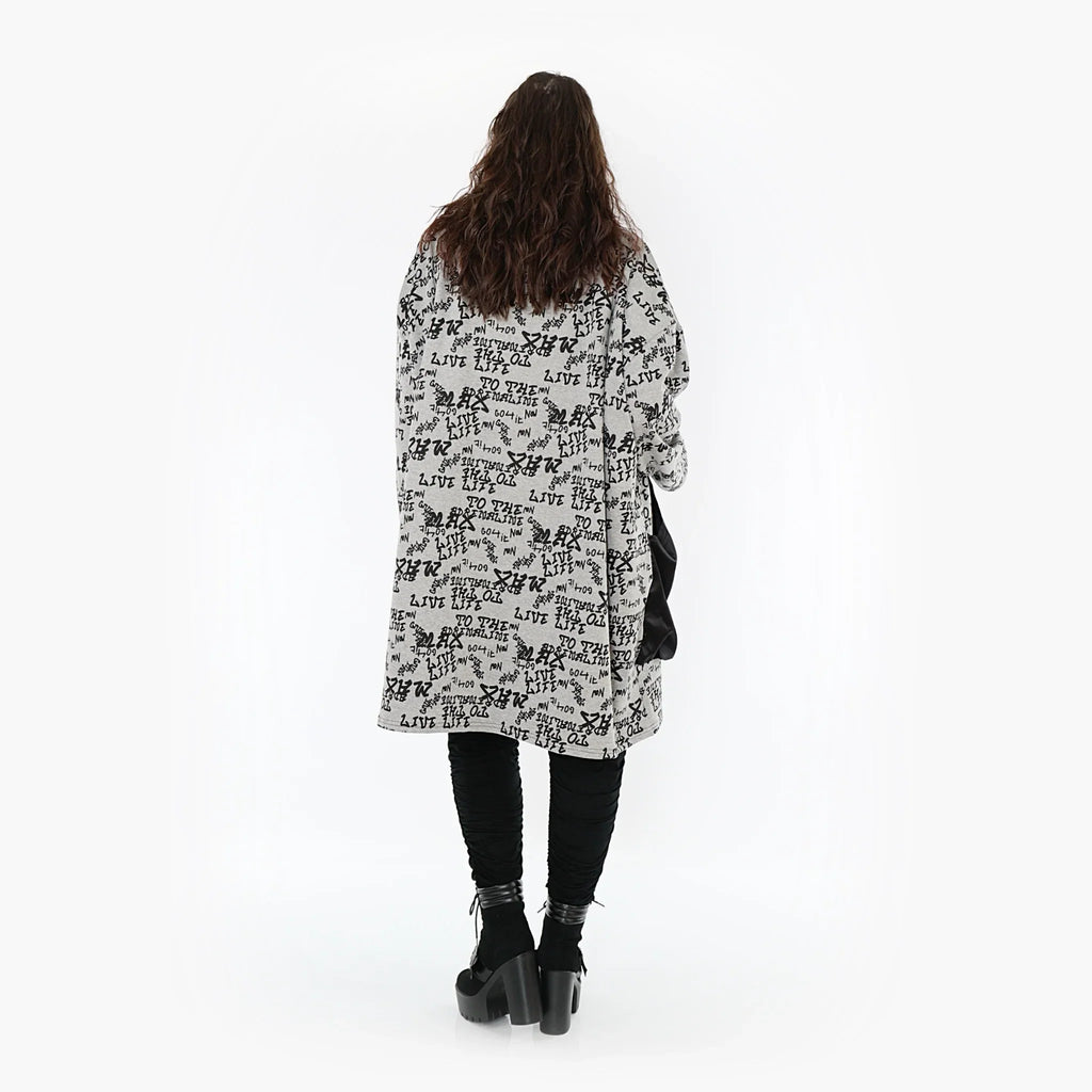 AKH Fashion Jacke 6996 Valentina, Grau/Schwarz