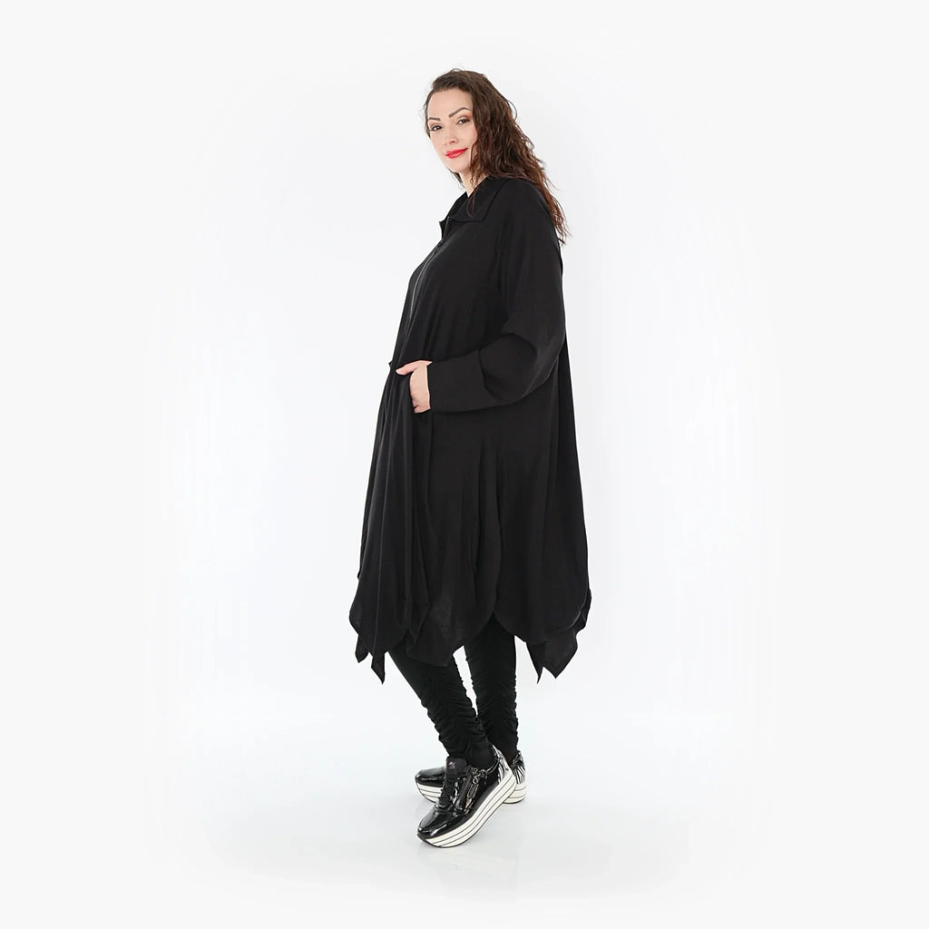 AKH Fashion Mantel 1424 Lucya, Schwarz