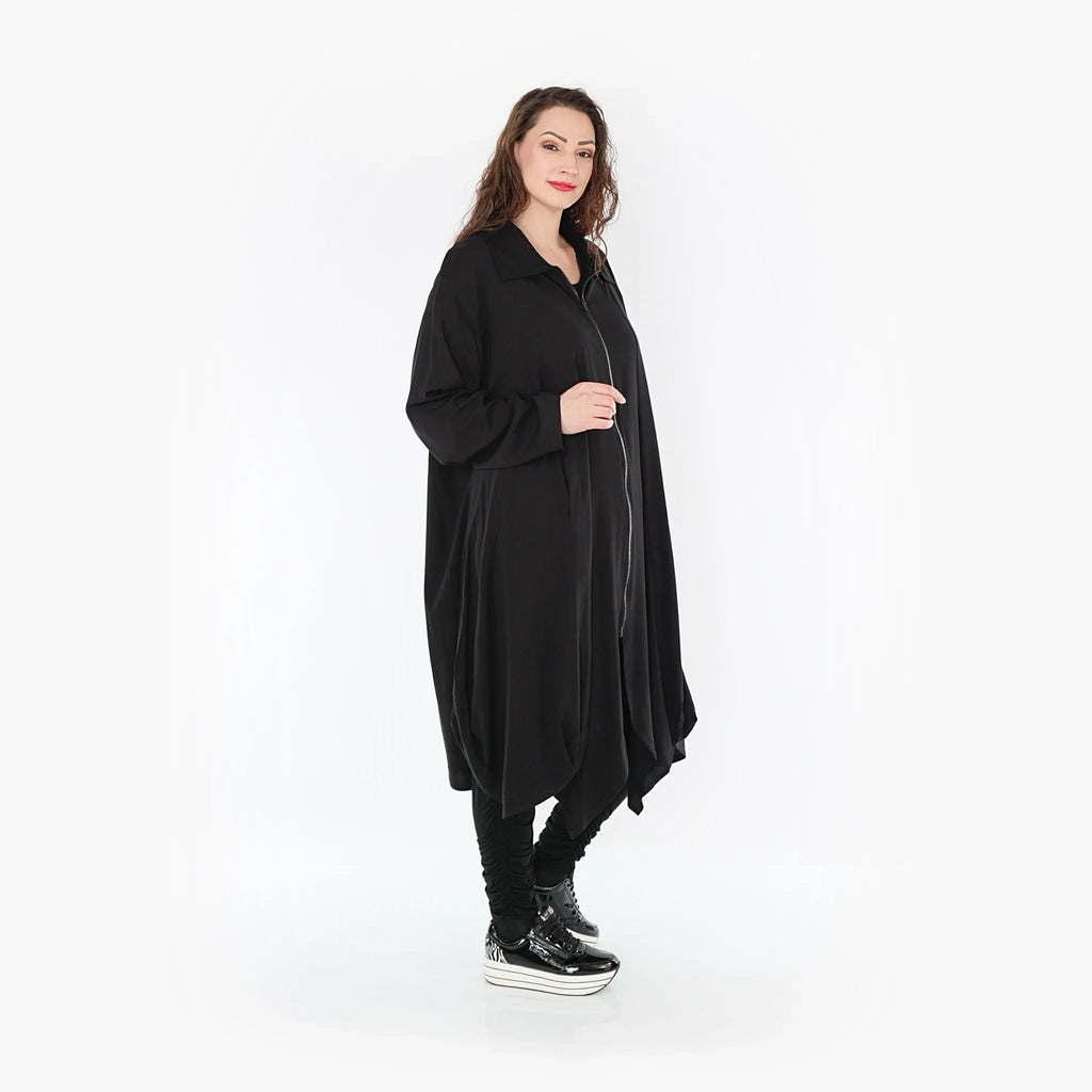 AKH Fashion Mantel 1424 Lucya, Schwarz