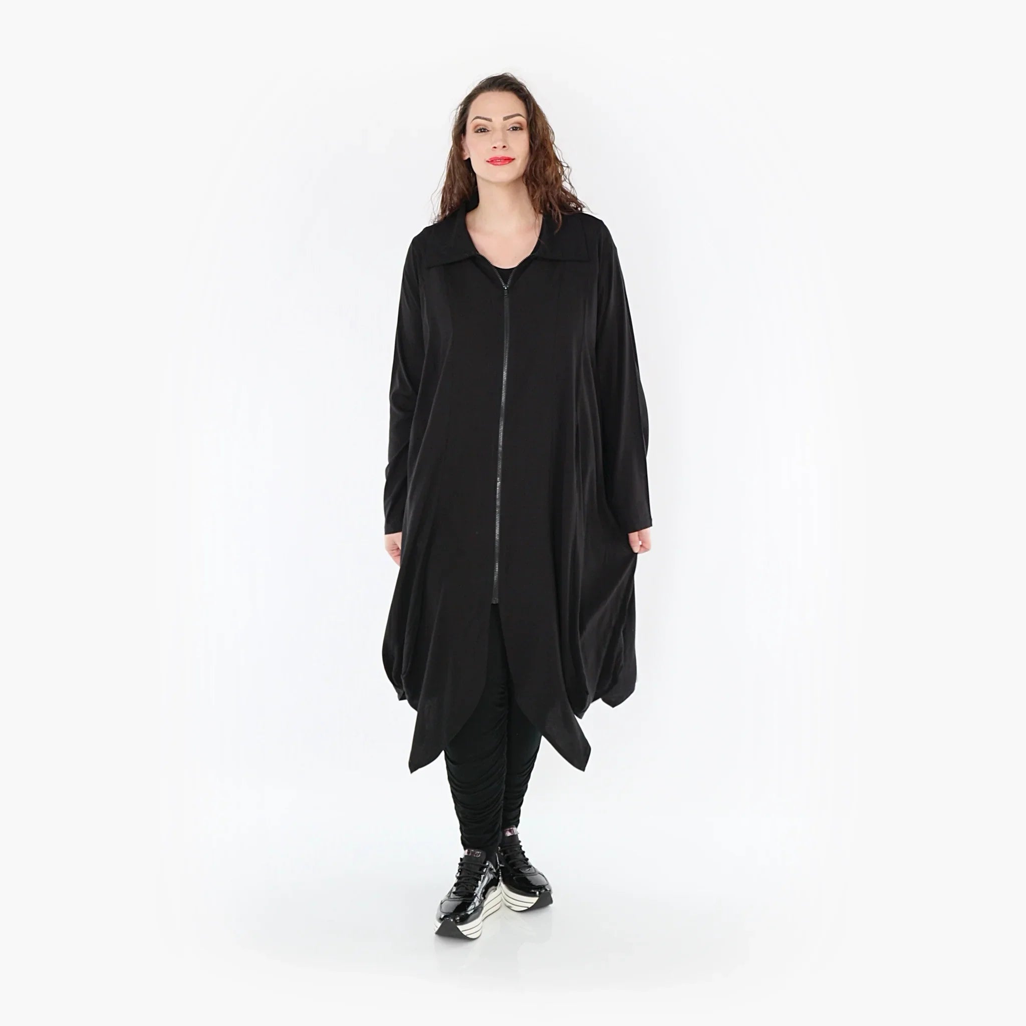 AKH Fashion Mantel 1424 Lucya, Schwarz