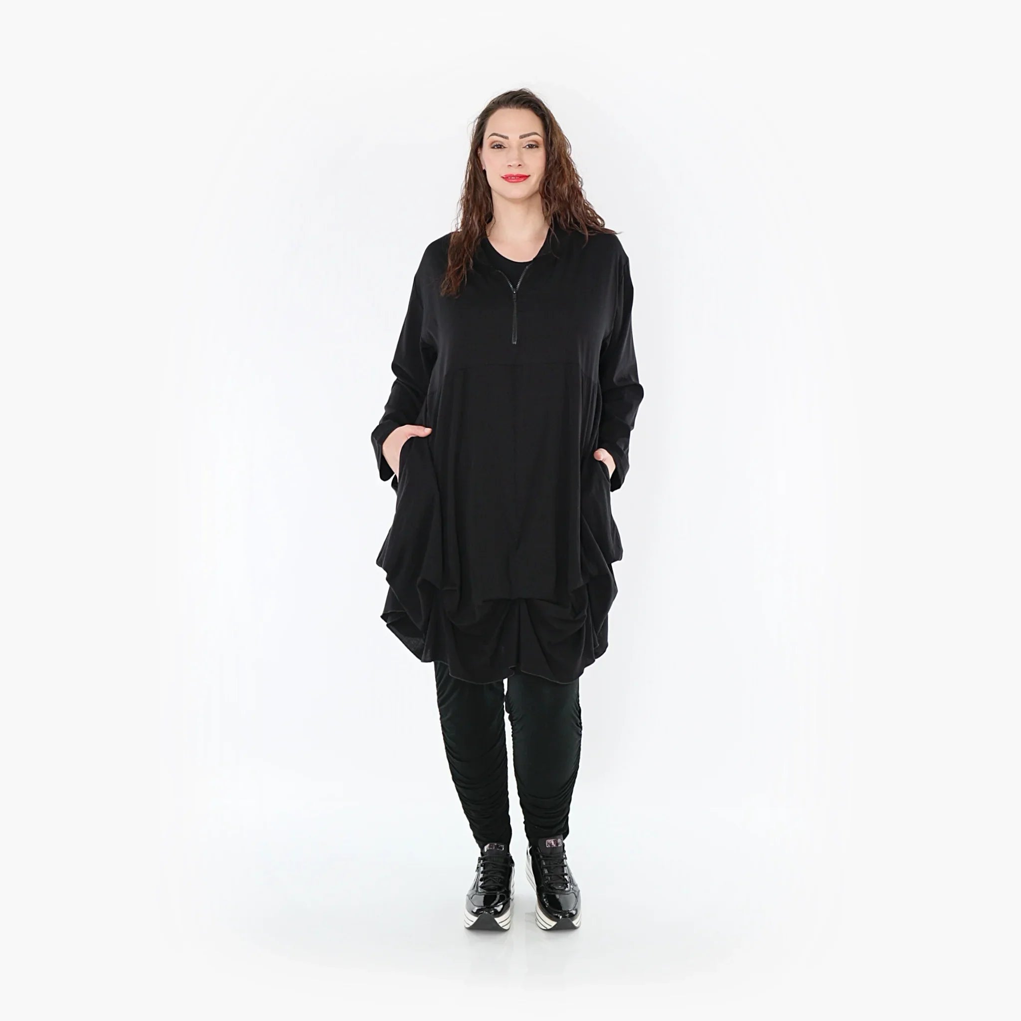 AKH Fashion Shirt 6994 Lucya, Schwarz