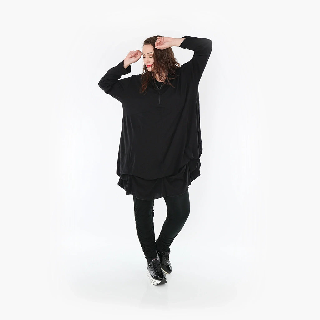 AKH Fashion Shirt 6994 Lucya, Schwarz