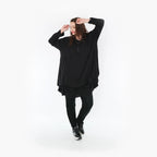 AKH Fashion Shirt 6994 Lucya, Schwarz