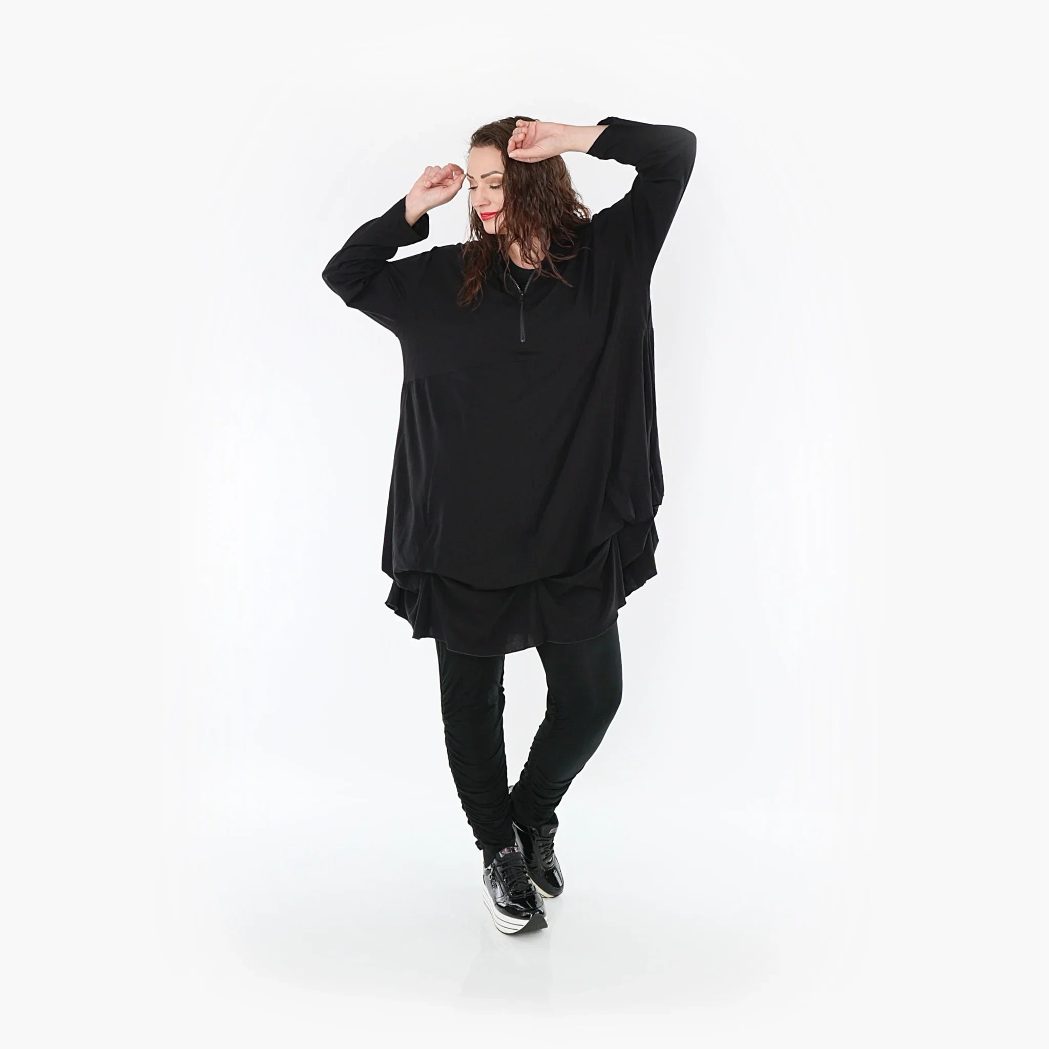 AKH Fashion Shirt 6994 Lucya, Schwarz