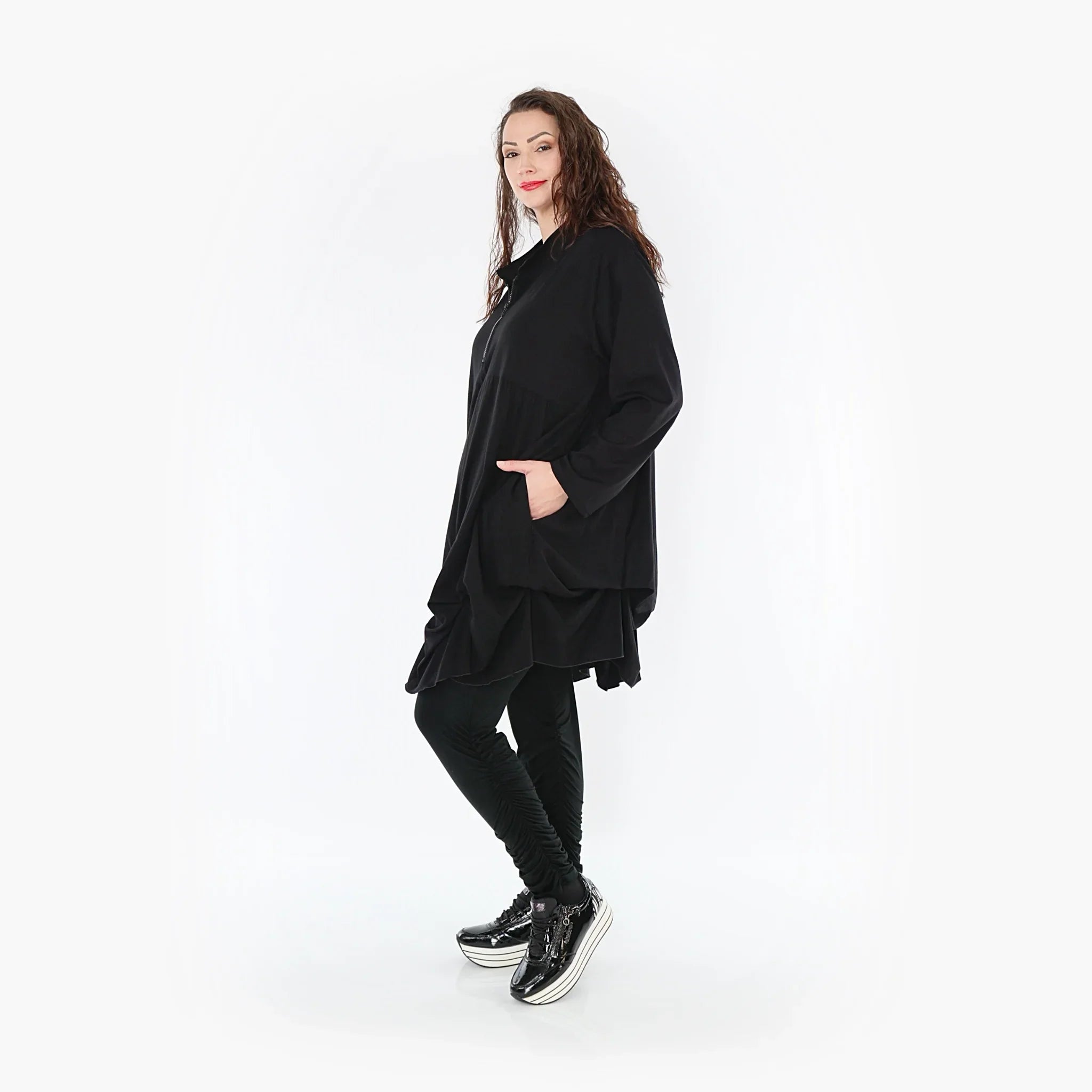 AKH Fashion Shirt 6994 Lucya, Schwarz