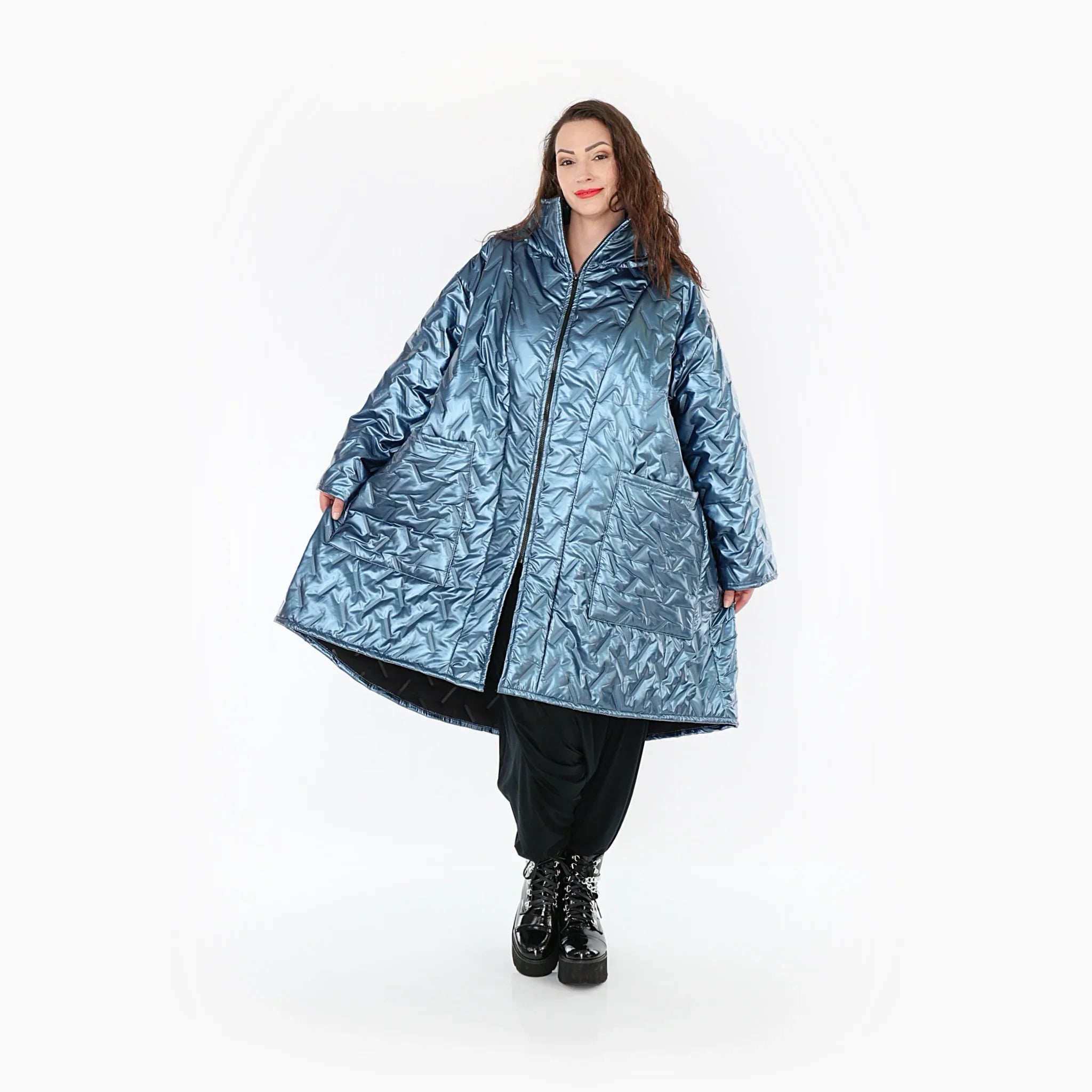 AKH 2276 Coat, Ice Blue