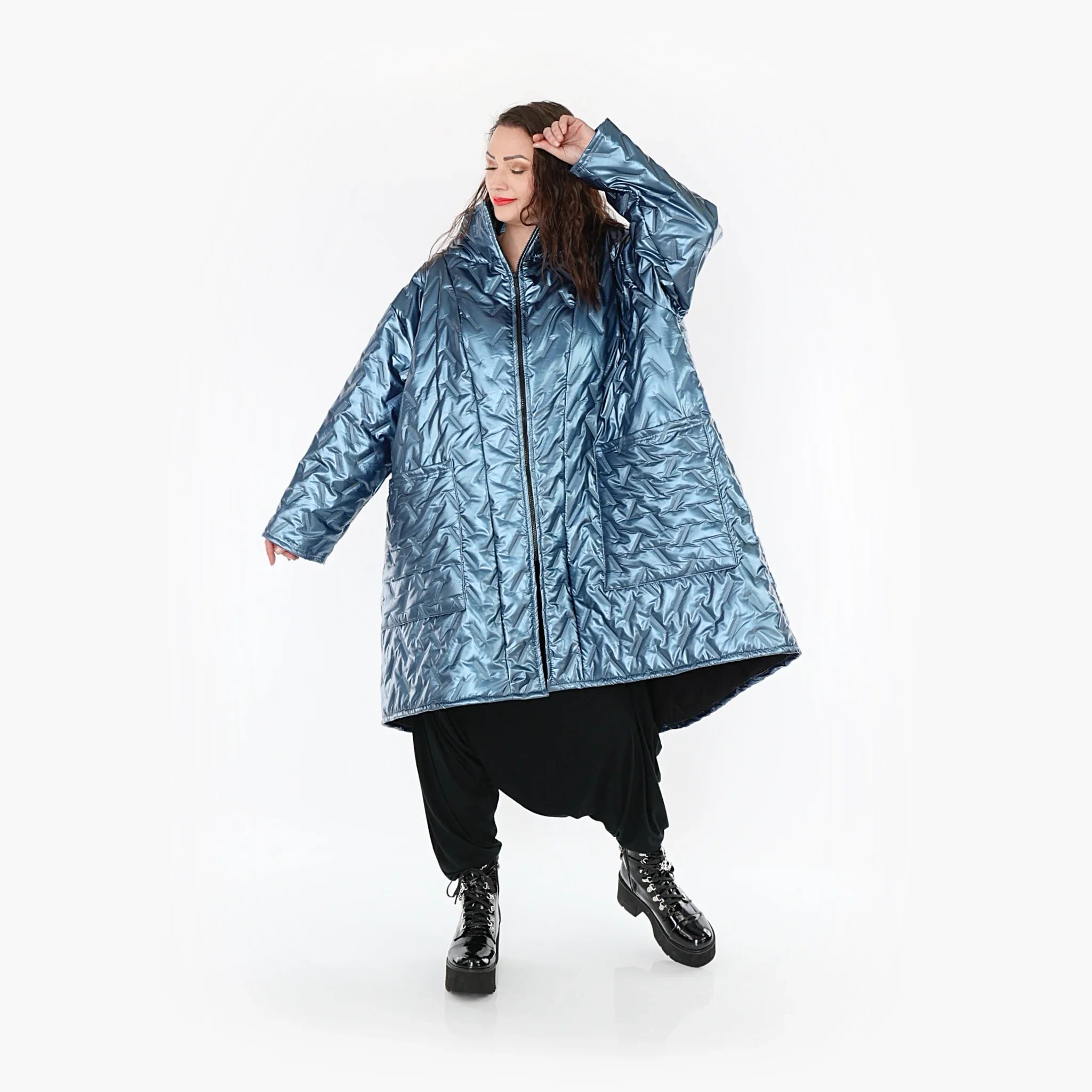 AKH 2276 Coat, Ice Blue