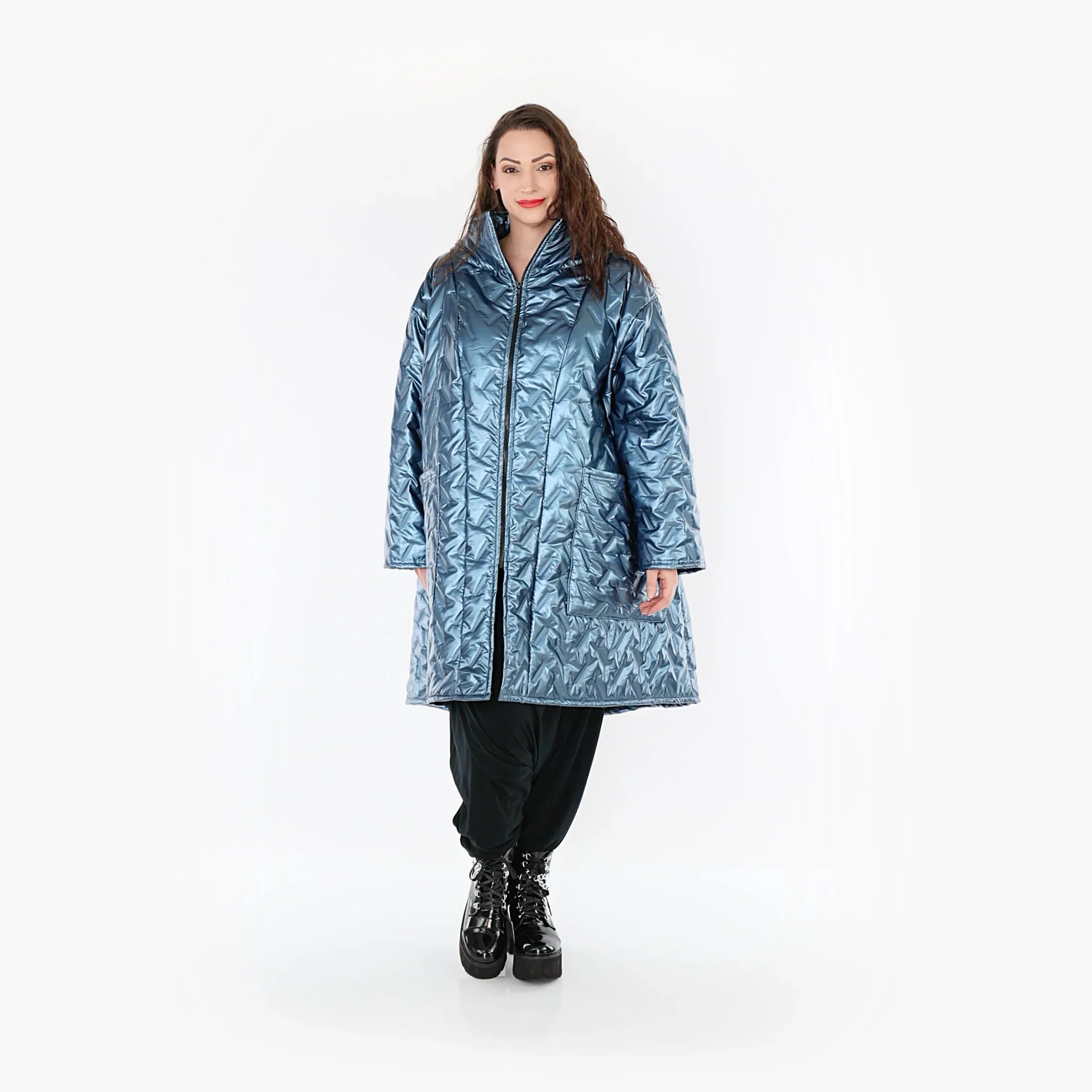 AKH 2276 Coat, Ice Blue