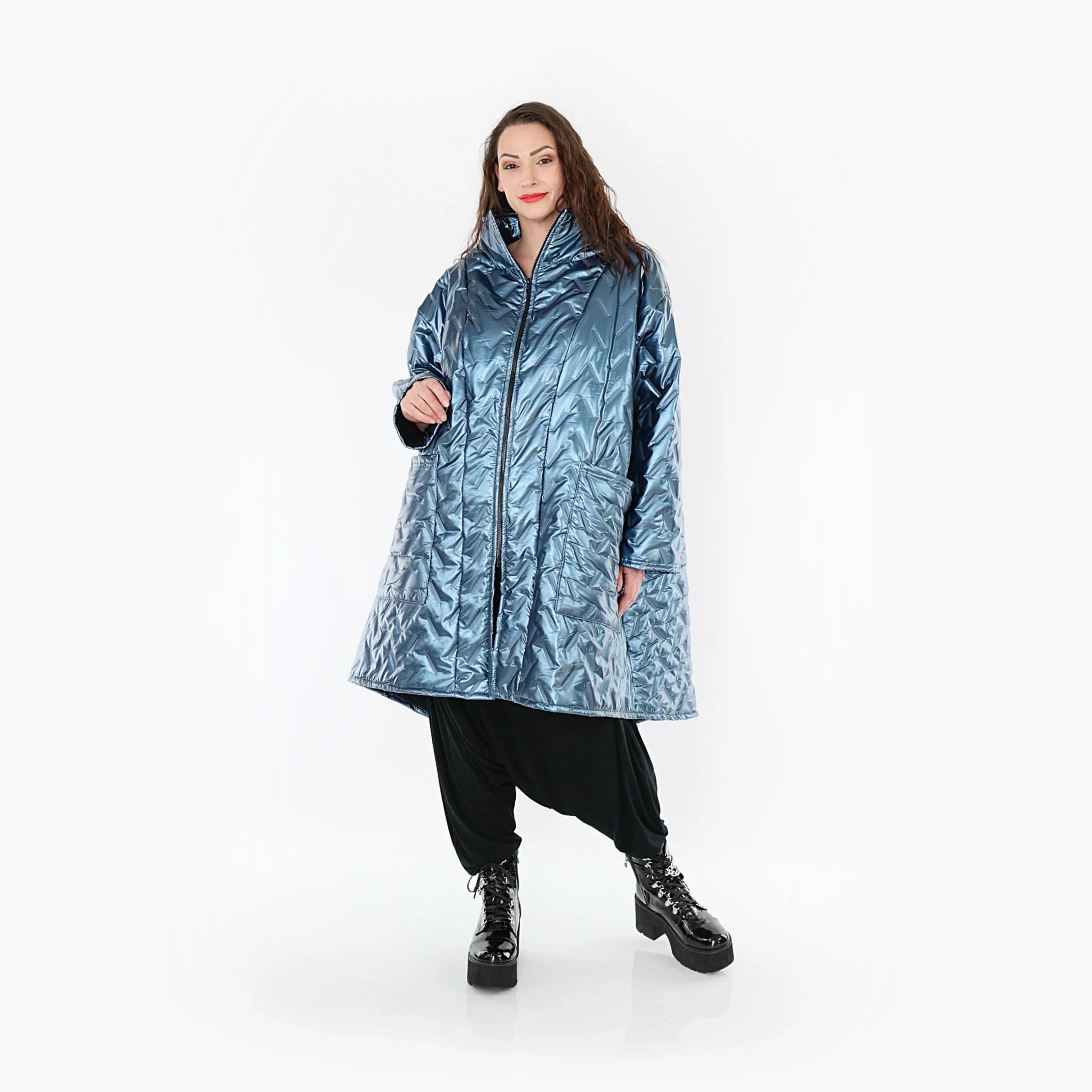 AKH 2276 Coat, Ice Blue
