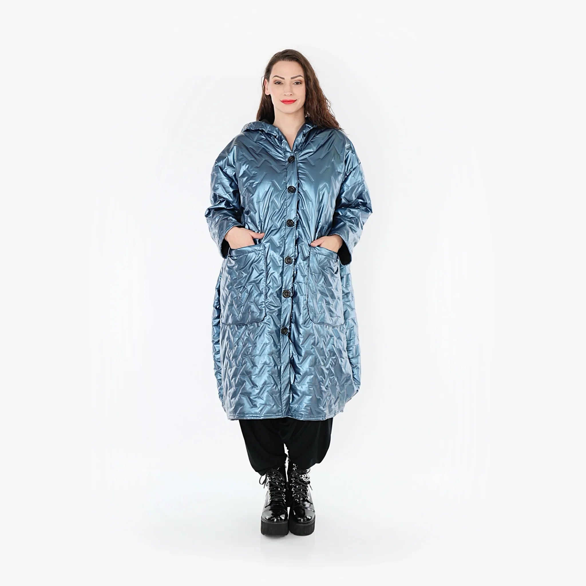 AKH 6986 Coat, Ice Blue