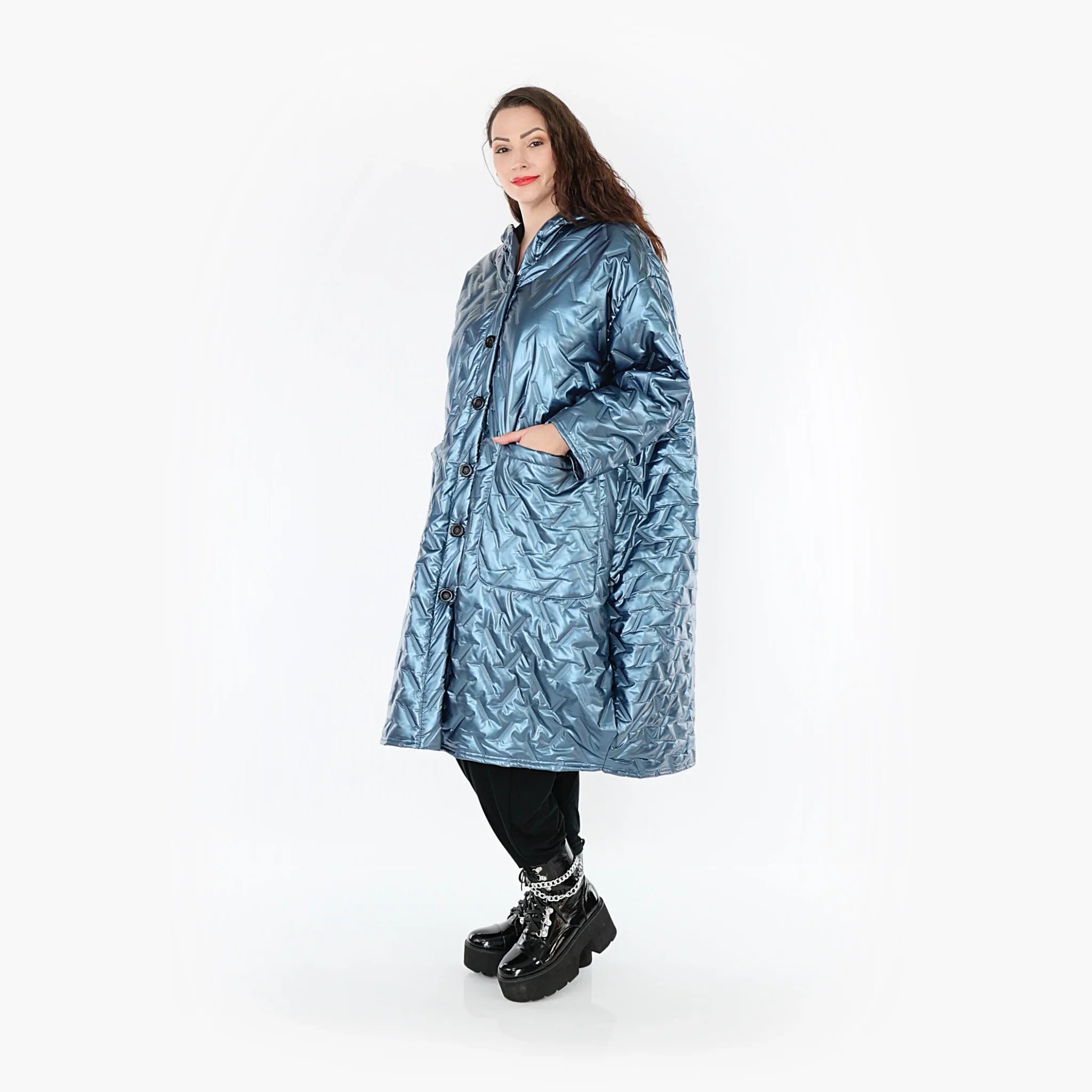AKH 6986 Coat, Ice Blue