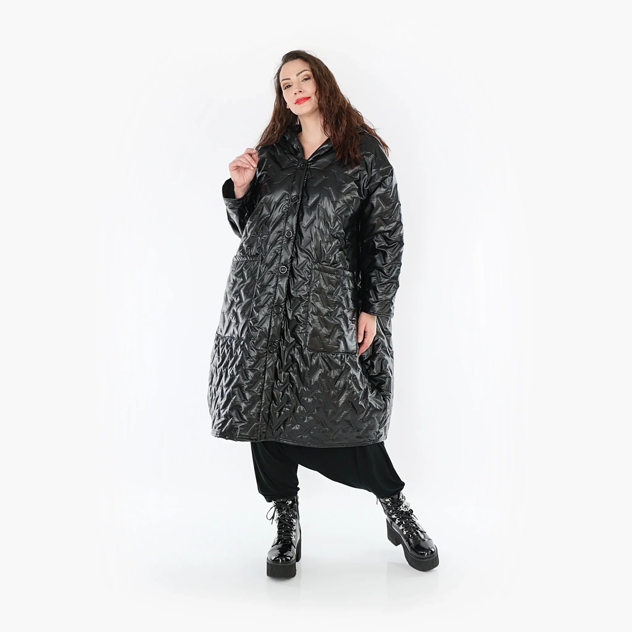 Manteau AKH 6986, noir