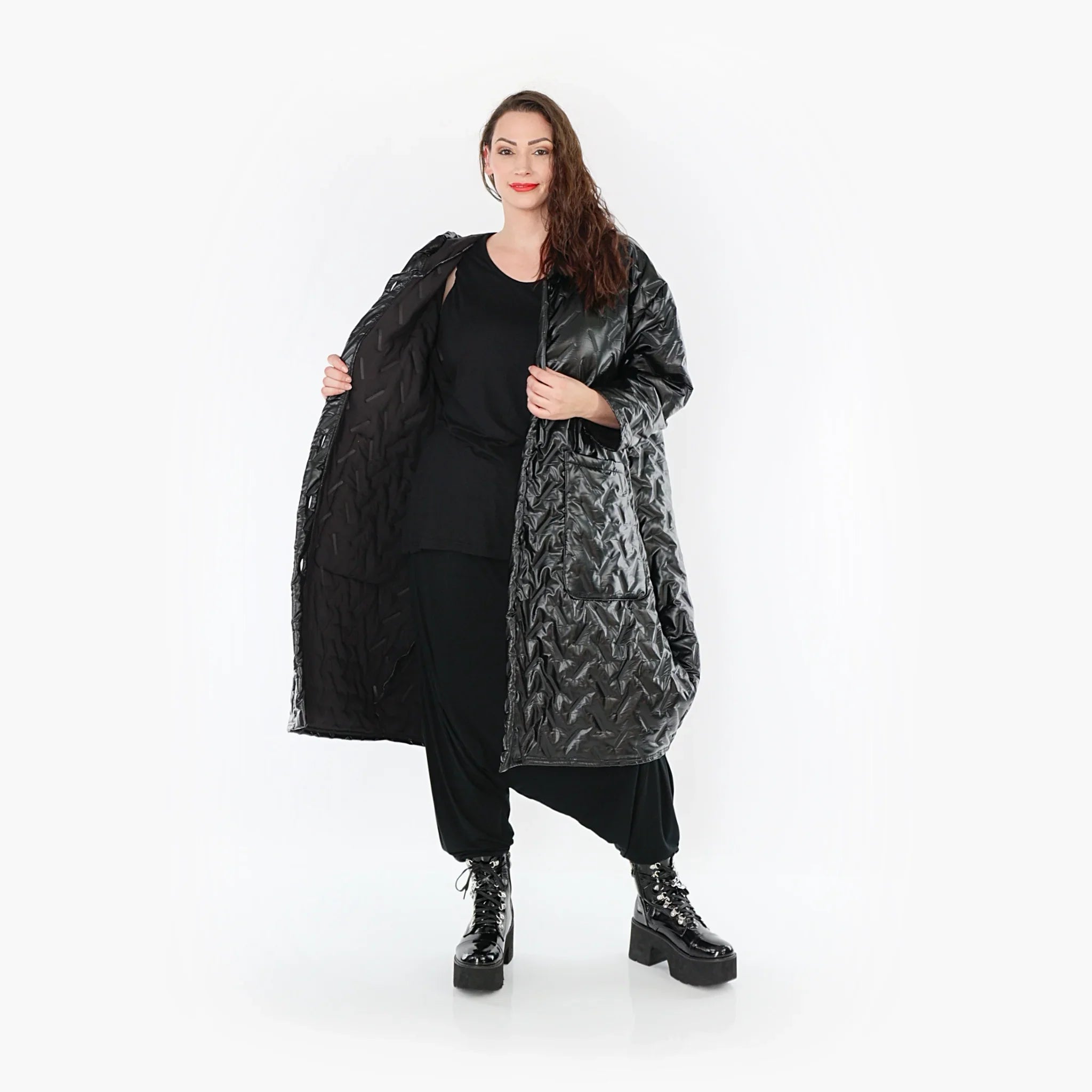 Manteau AKH 6986, noir
