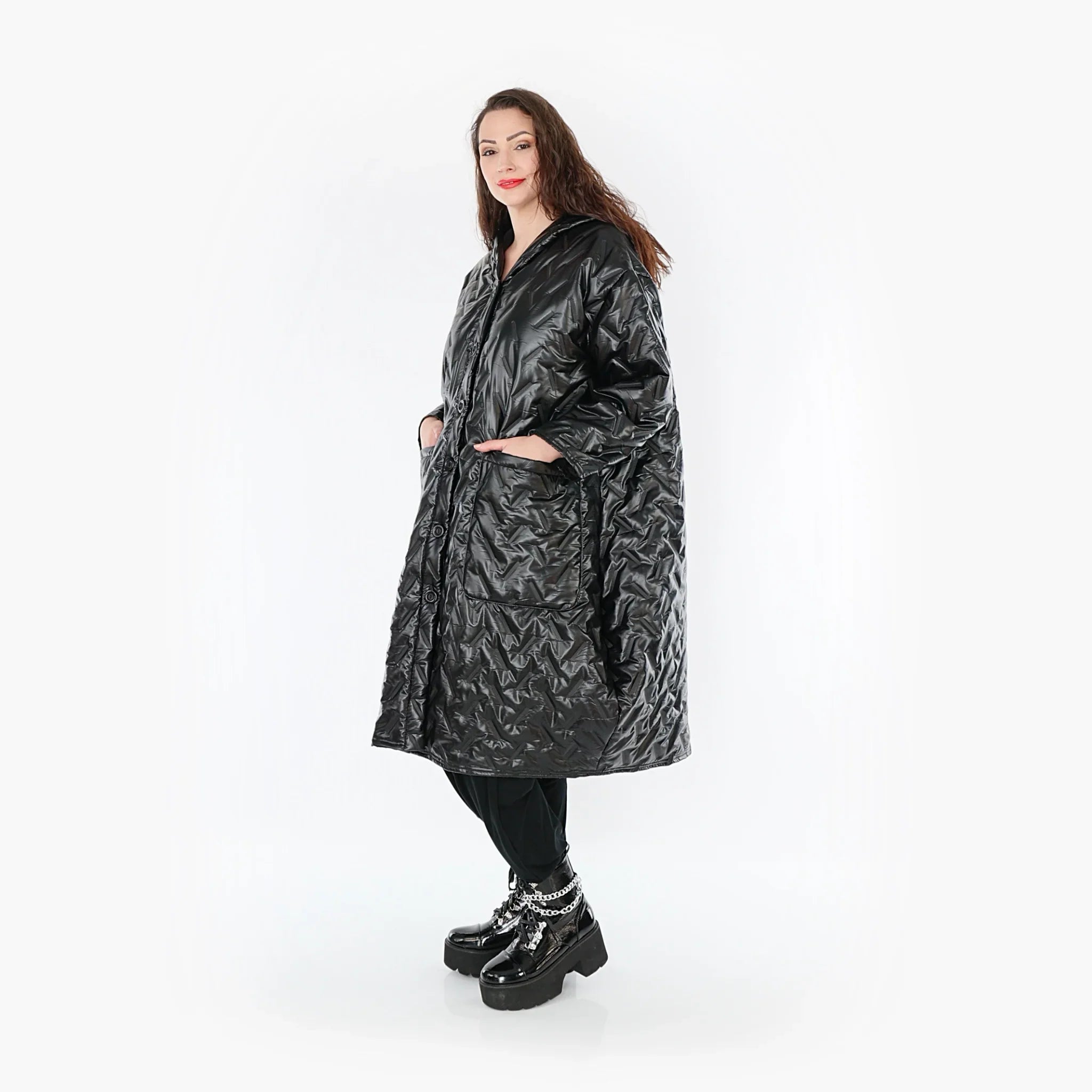 Manteau AKH 6986, noir