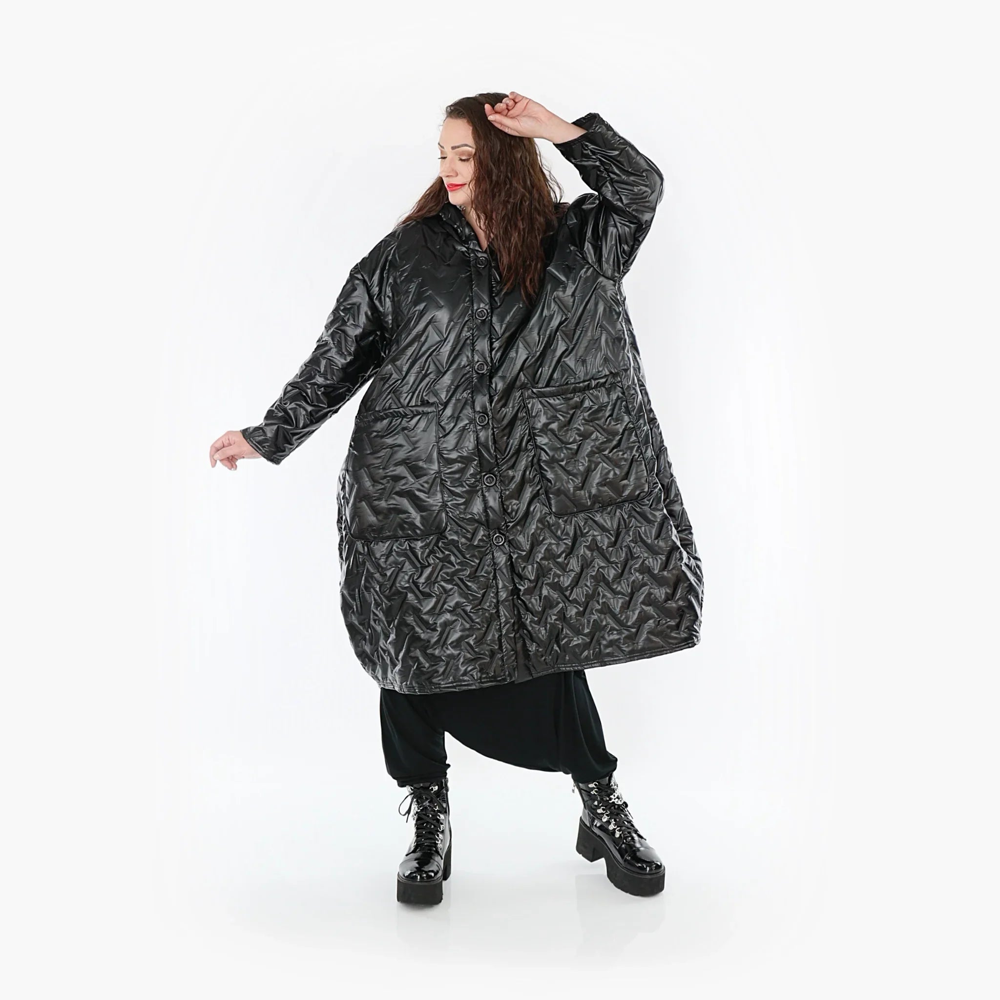 Manteau AKH 6986, noir