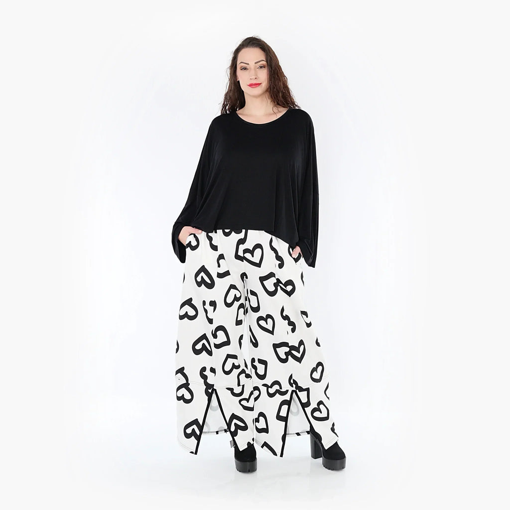 AKH Fashion Hose 6995 Isabella, Weiß/Schwarz