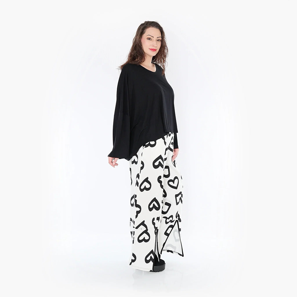 AKH Fashion Hose 6995 Isabella, Weiß/Schwarz