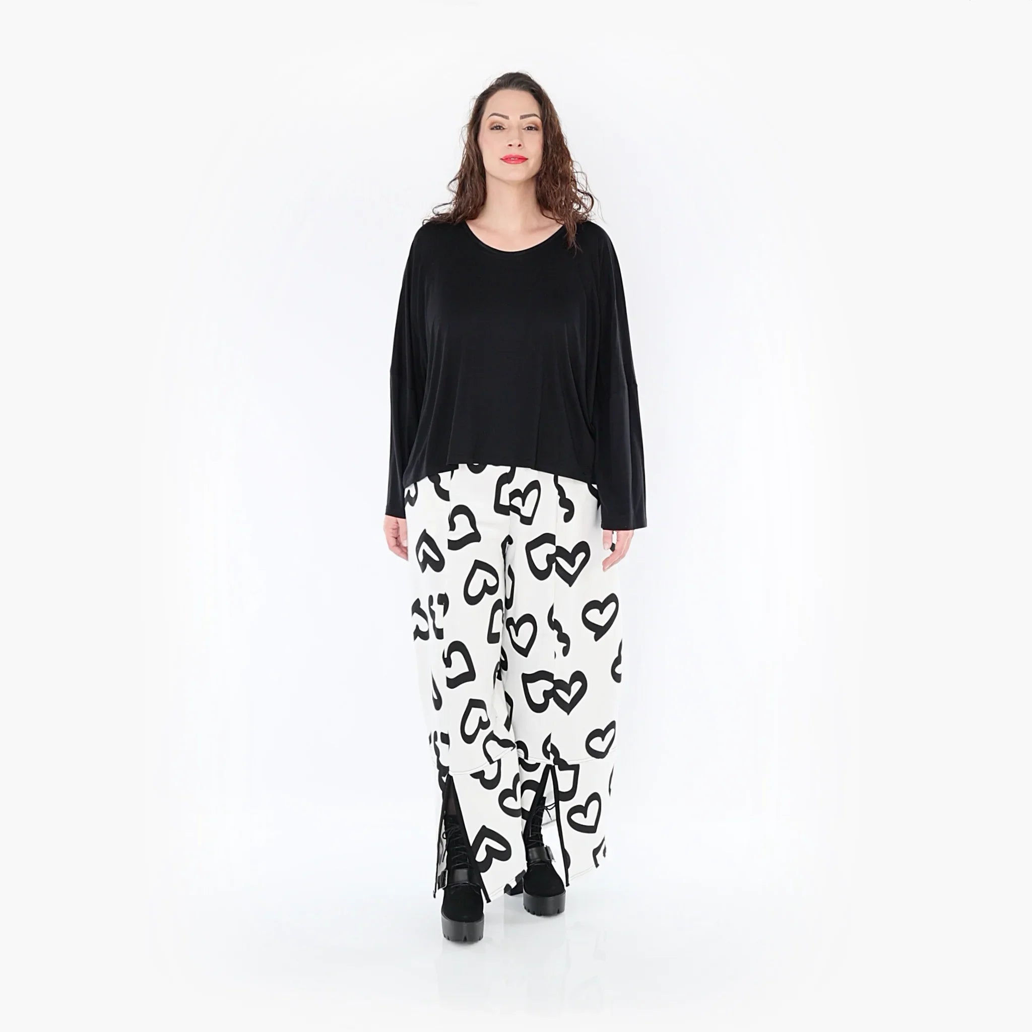 AKH Fashion Hose 6995 Isabella, Weiß/Schwarz