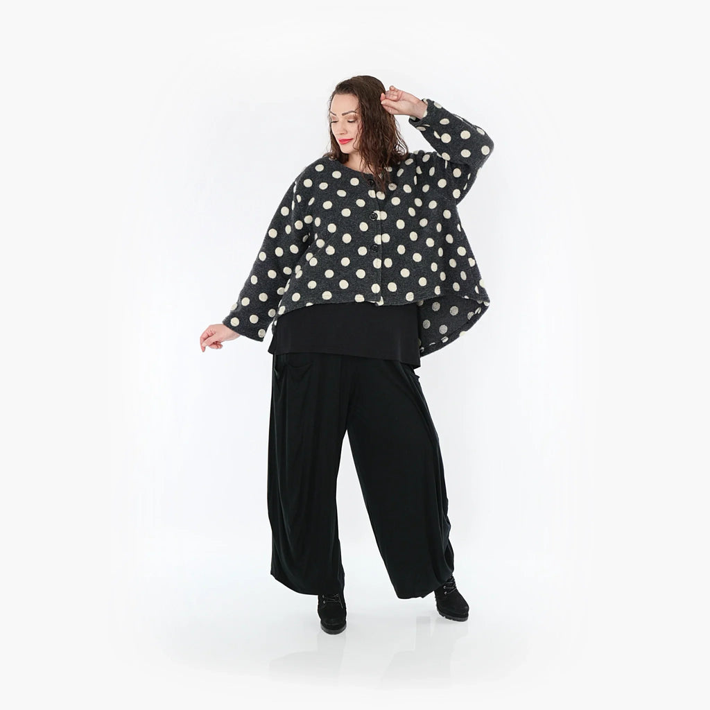 Veste AKH 6073, gris foncé-crème