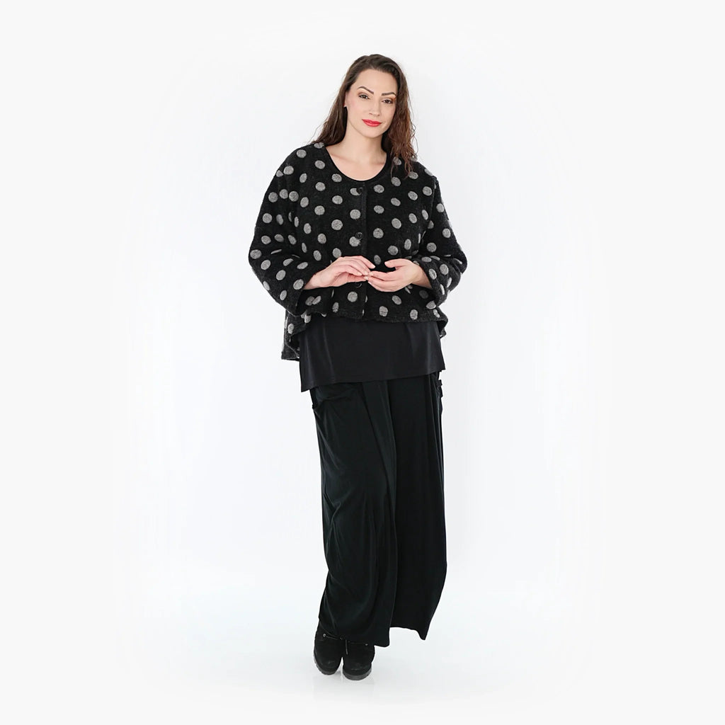 AKH Fashion Jacke 6073 Sabrina, Schwarz/Grau