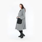 AKH 6986 Coat, Grey-Black