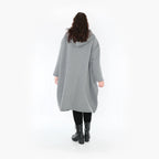 AKH 6986 Coat, Grey-Black