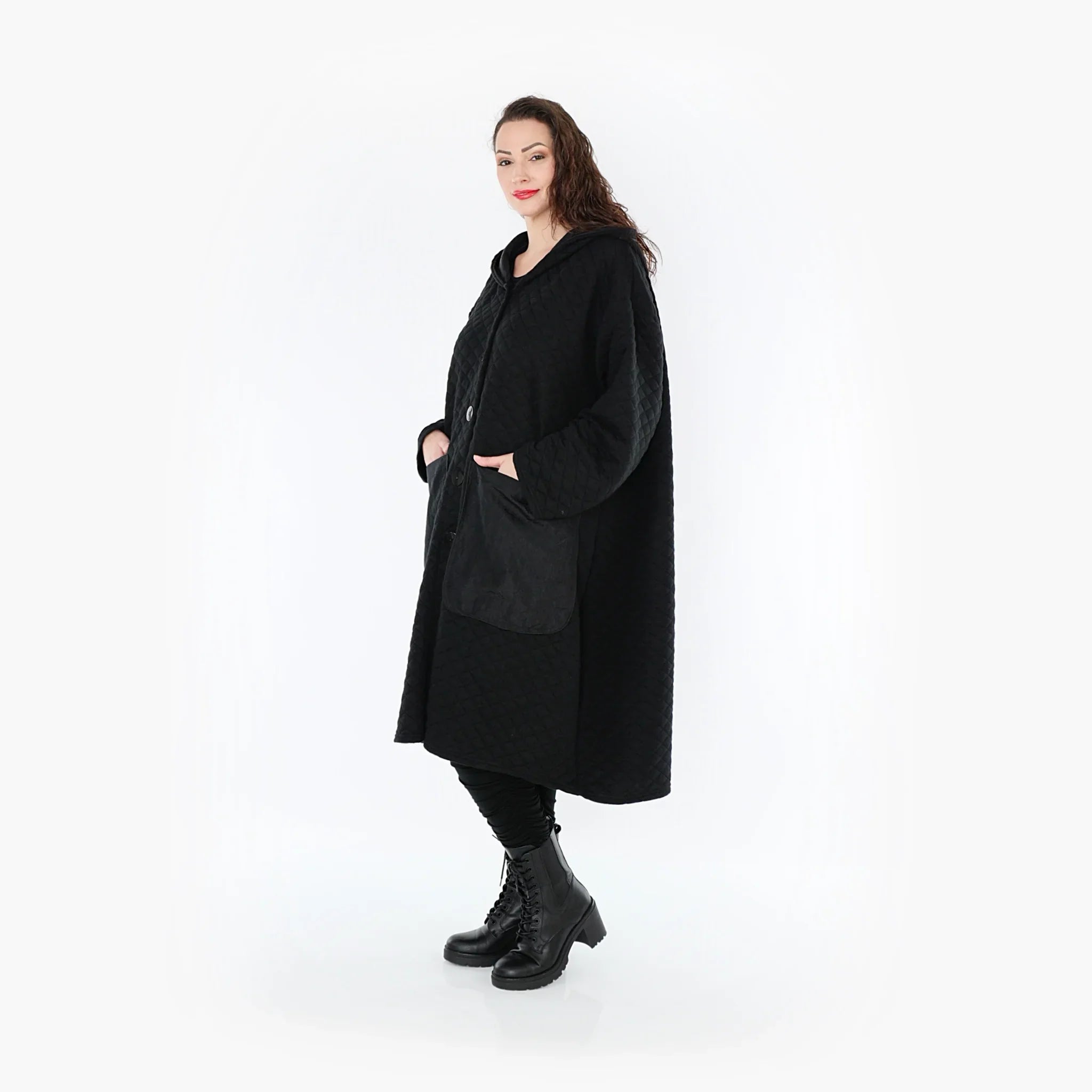 AKH Fashion Mantel 6986 Opulenta, Schwarz