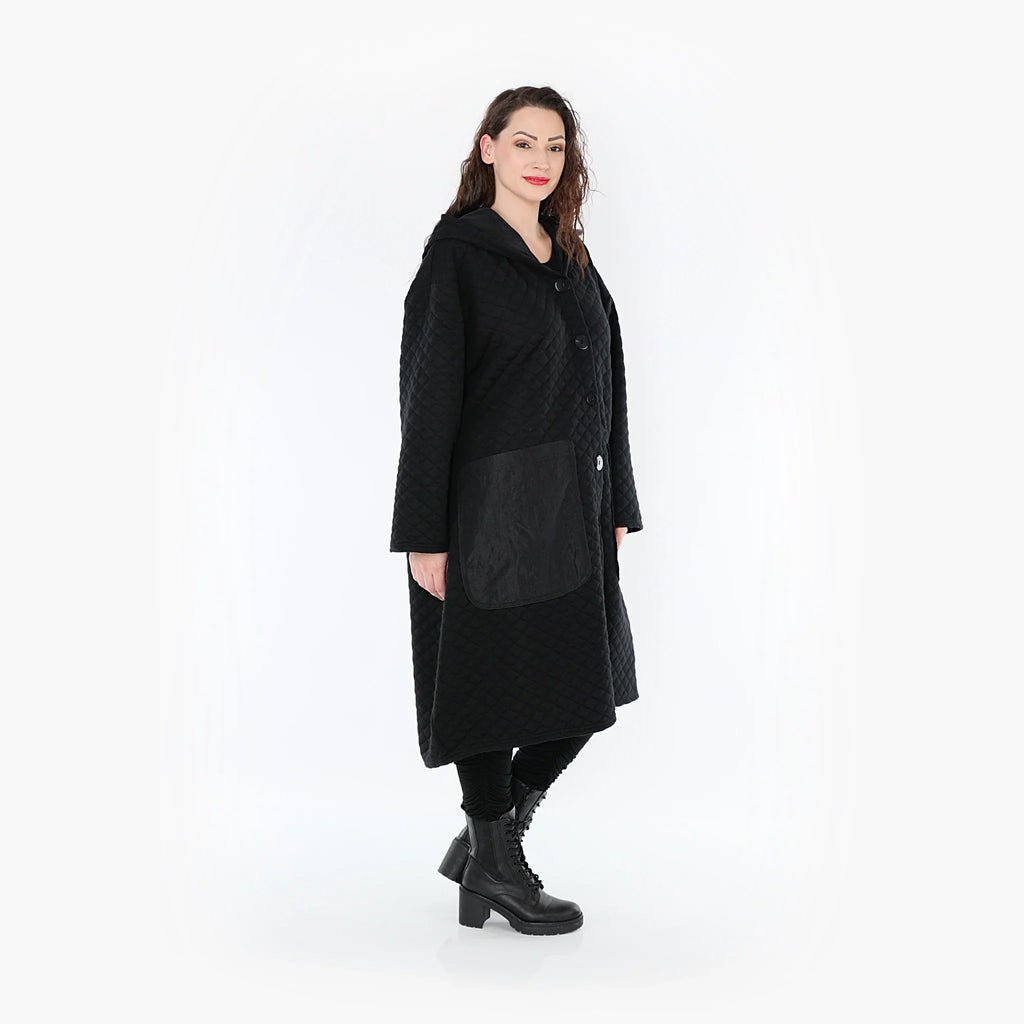 AKH Fashion Mantel 6986 Opulenta, Schwarz