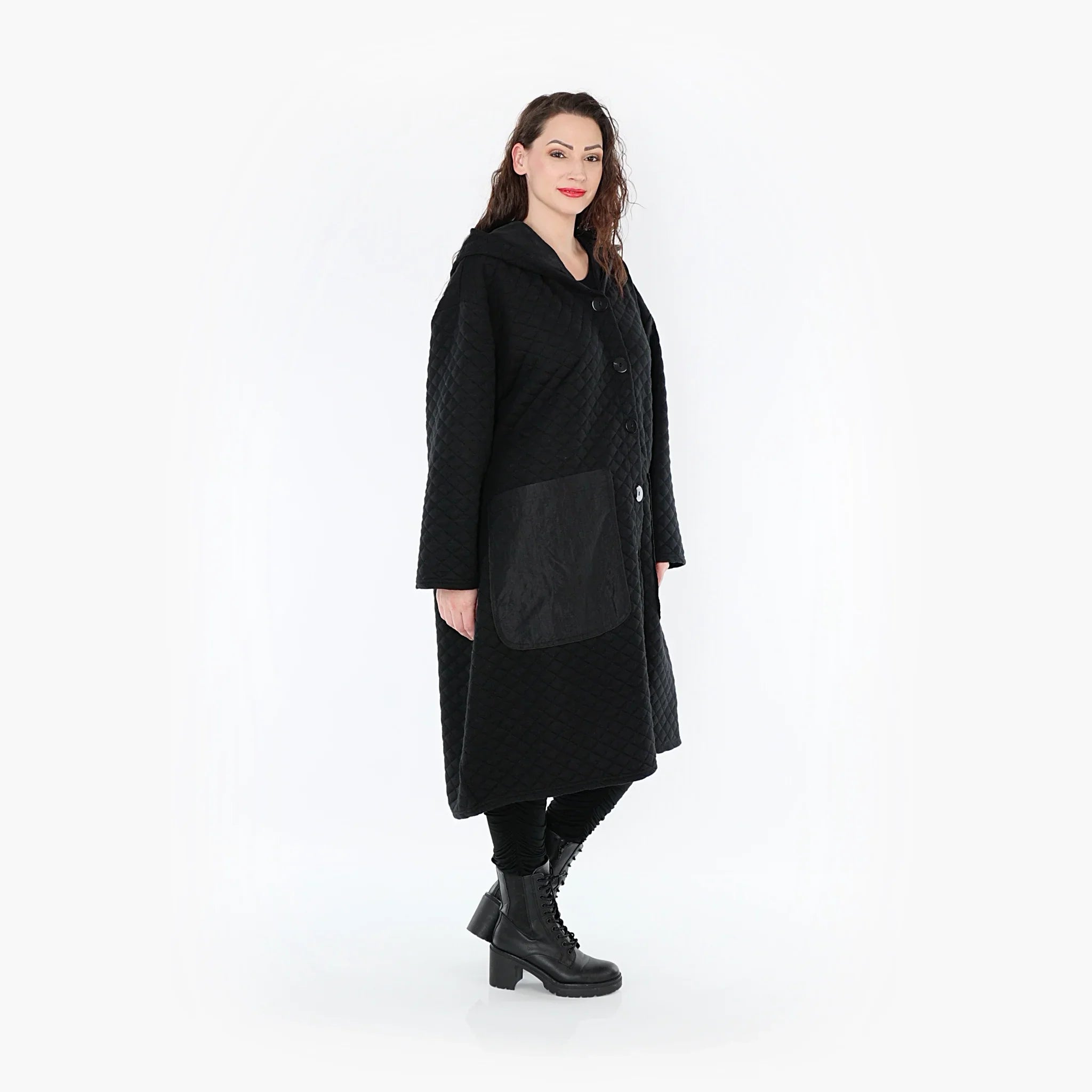 AKH Fashion Mantel 6986 Opulenta, Schwarz