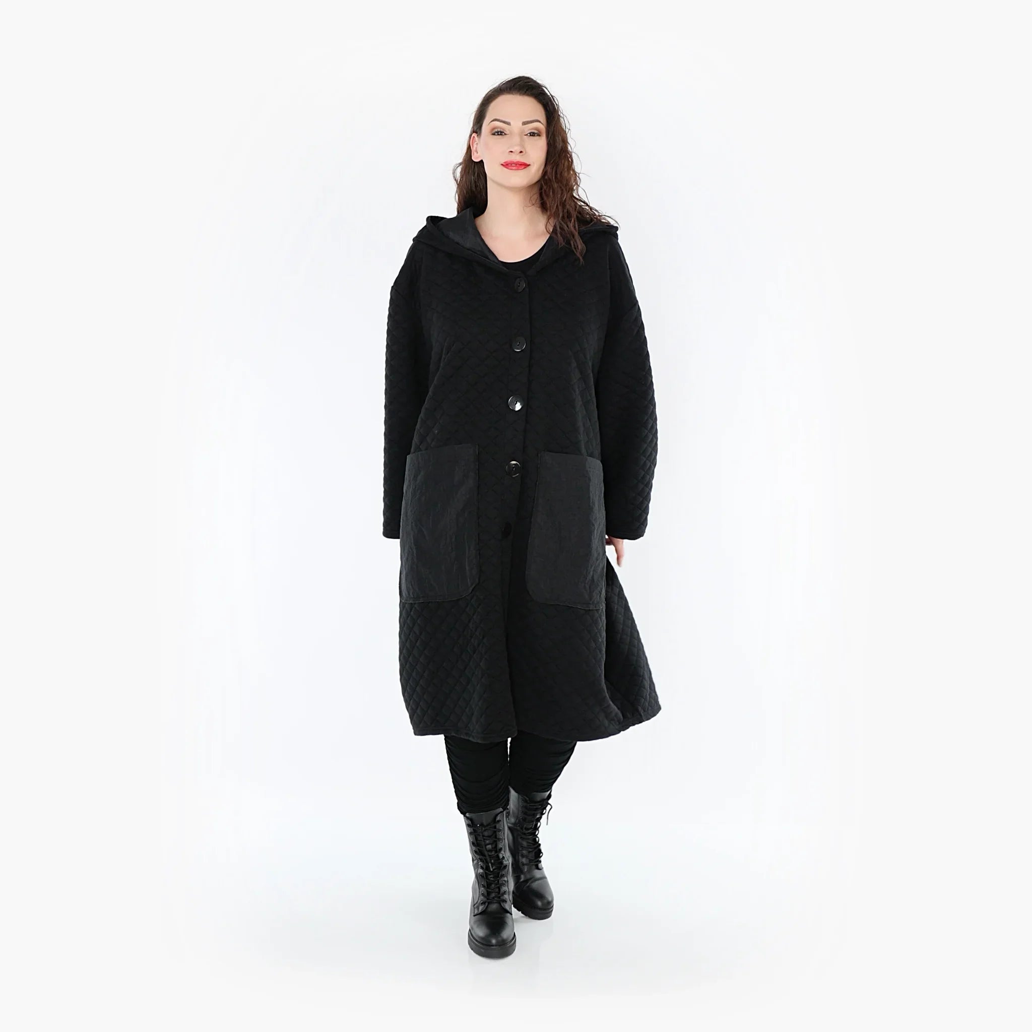 AKH Fashion Mantel 6986 Opulenta, Schwarz