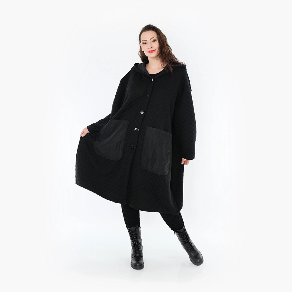 AKH Fashion Mantel 6986 Opulenta, Schwarz
