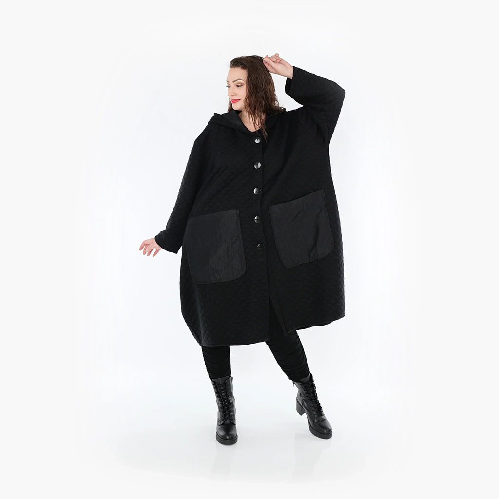 AKH Fashion Mantel 6986 Opulenta, Schwarz