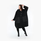 AKH Fashion Mantel 6986 Opulenta, Schwarz
