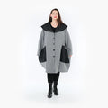 AKH Fashion Mantel 7002 Opulenta, Grau/Schwarz