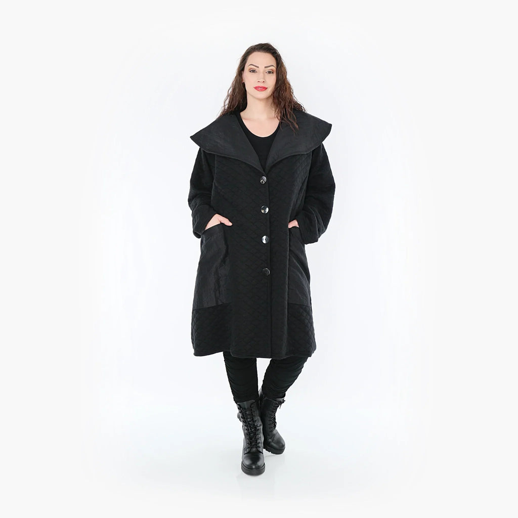 AKH Fashion Mantel 7002 Opulenta, Schwarz